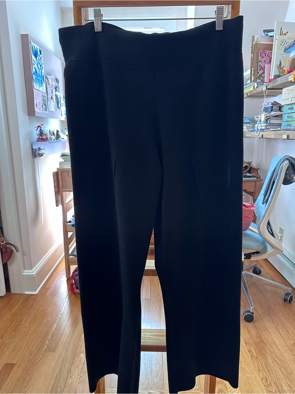 J. Crew Black Delaney Kickout Sweater Women's Pants